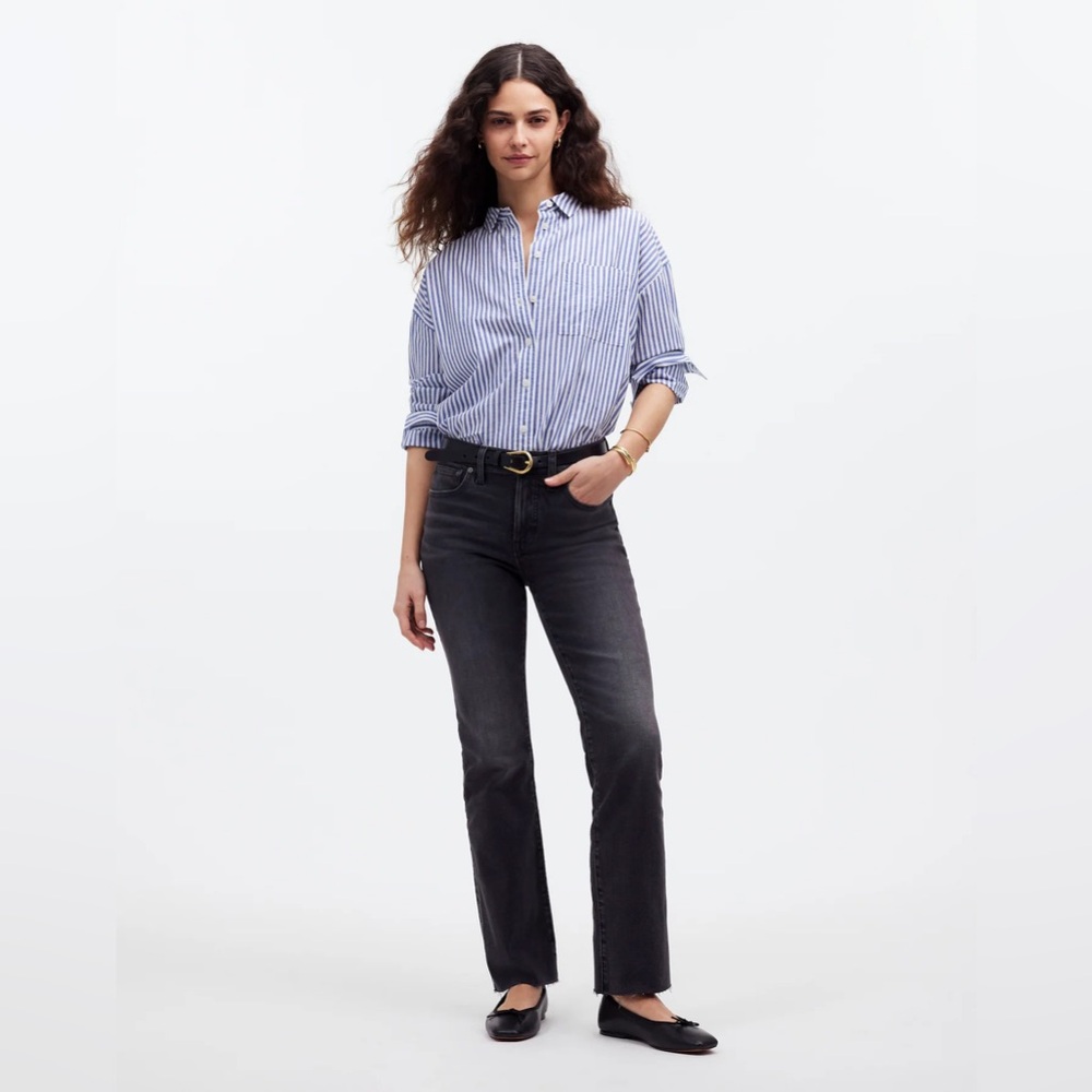 Madewell Kick Out Crop Jeans Size 25